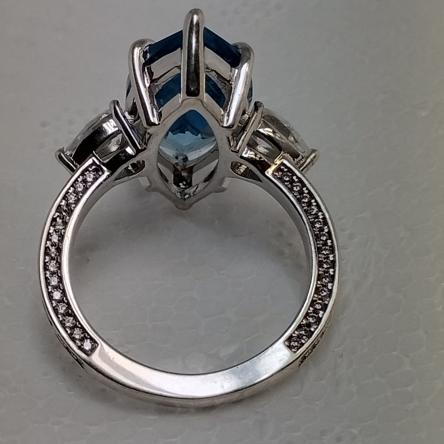 Sterling Silver Topaz Ring