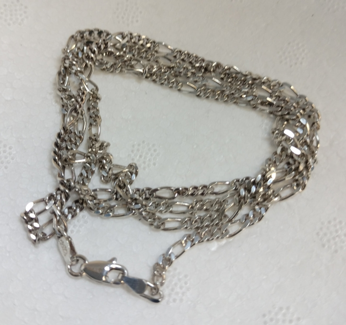 Sterling Silver Figaro Chain