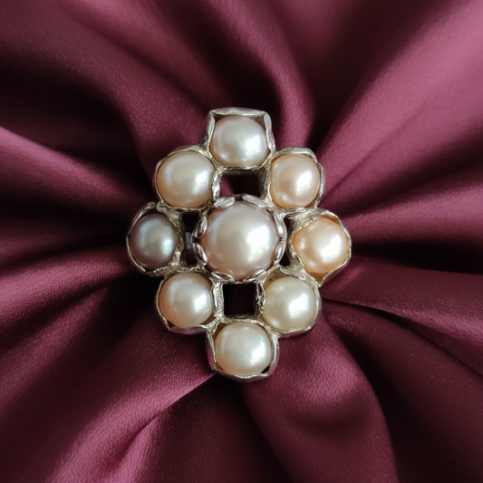 Sterling Silver Pearl Ring