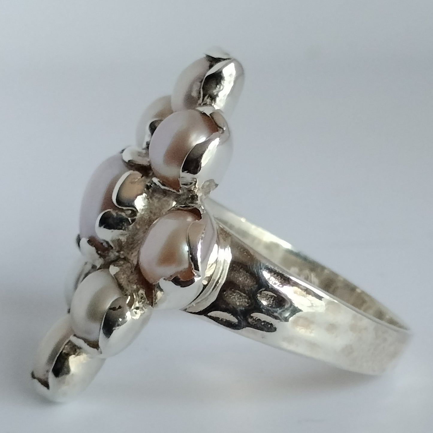Sterling Silver Pearl Ring