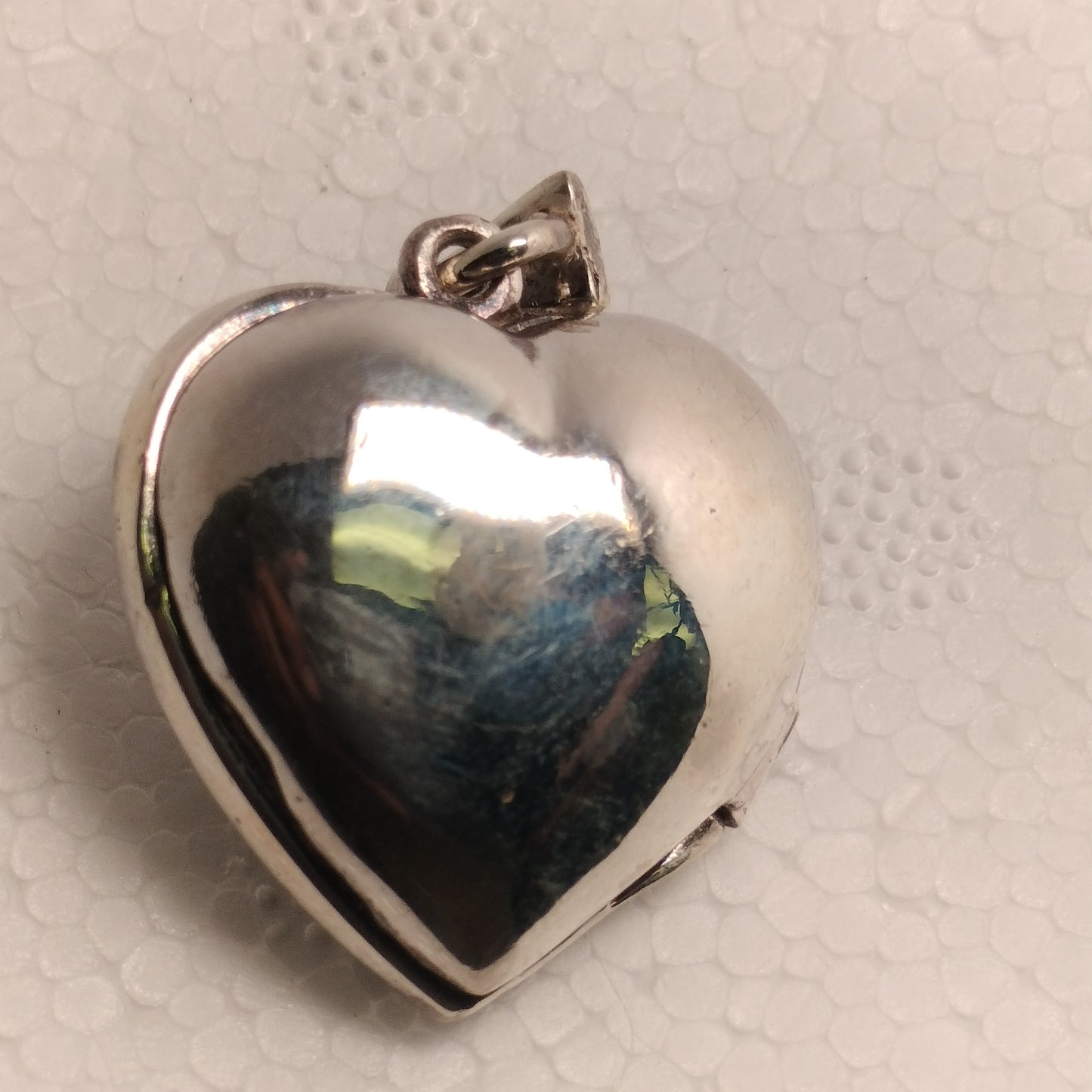 Sterling Silver Marcasite and Garnet Locket