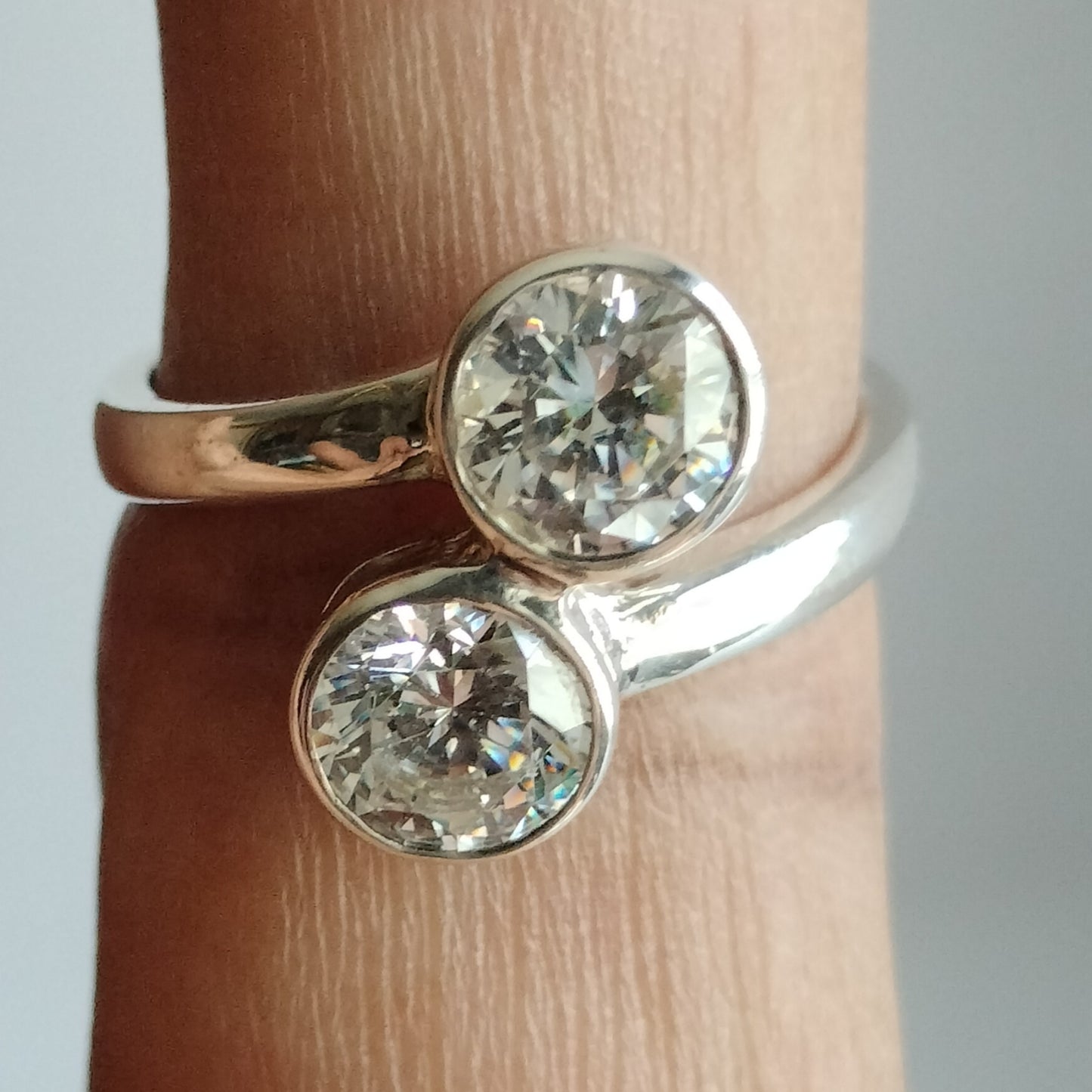 Sterling Silver Cubic Zirconia Ring