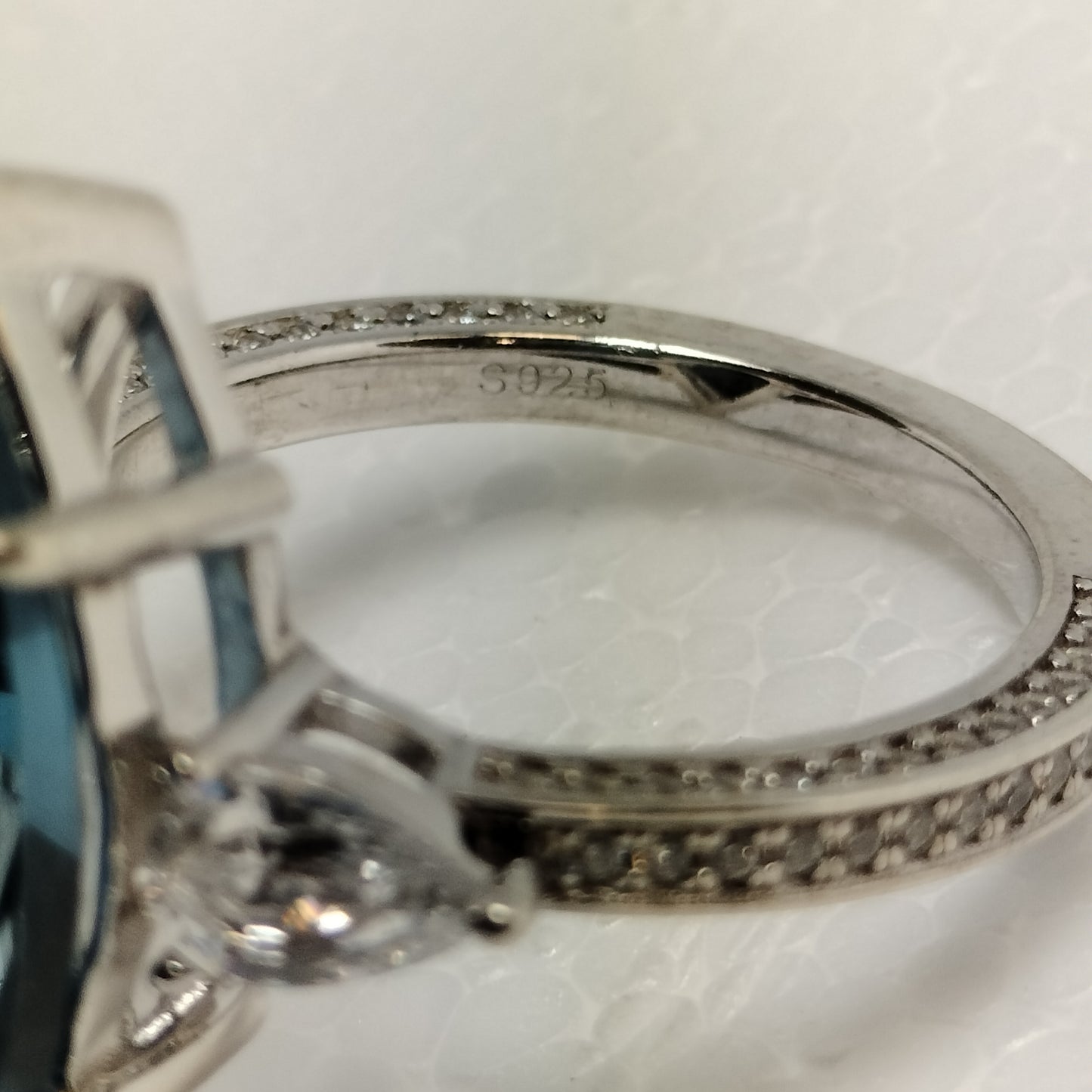 Sterling Silver Topaz Ring