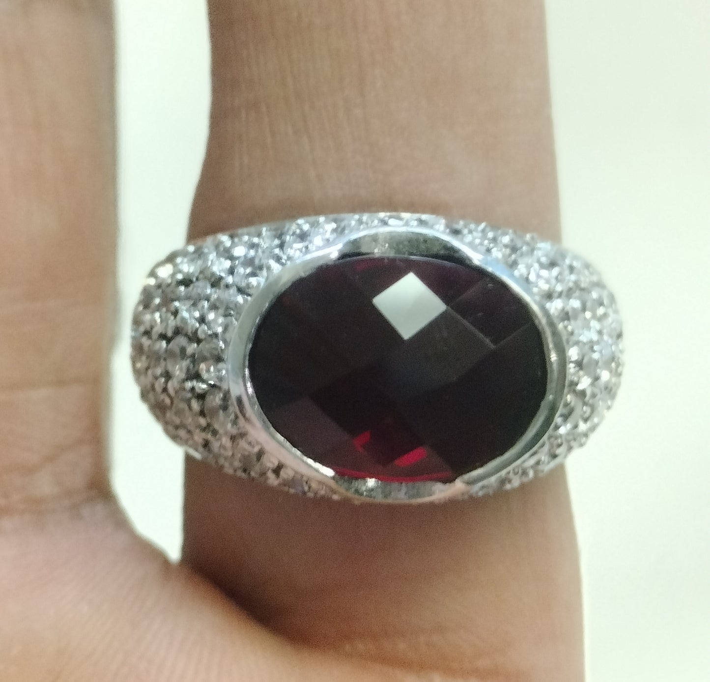 Sterling Silver Cubic Zirconia Ring