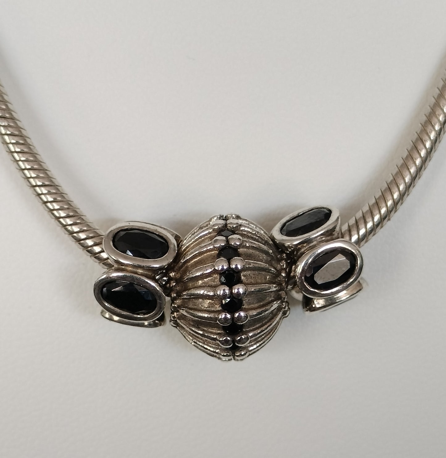 Sterling Silver Pandora Bead Necklace