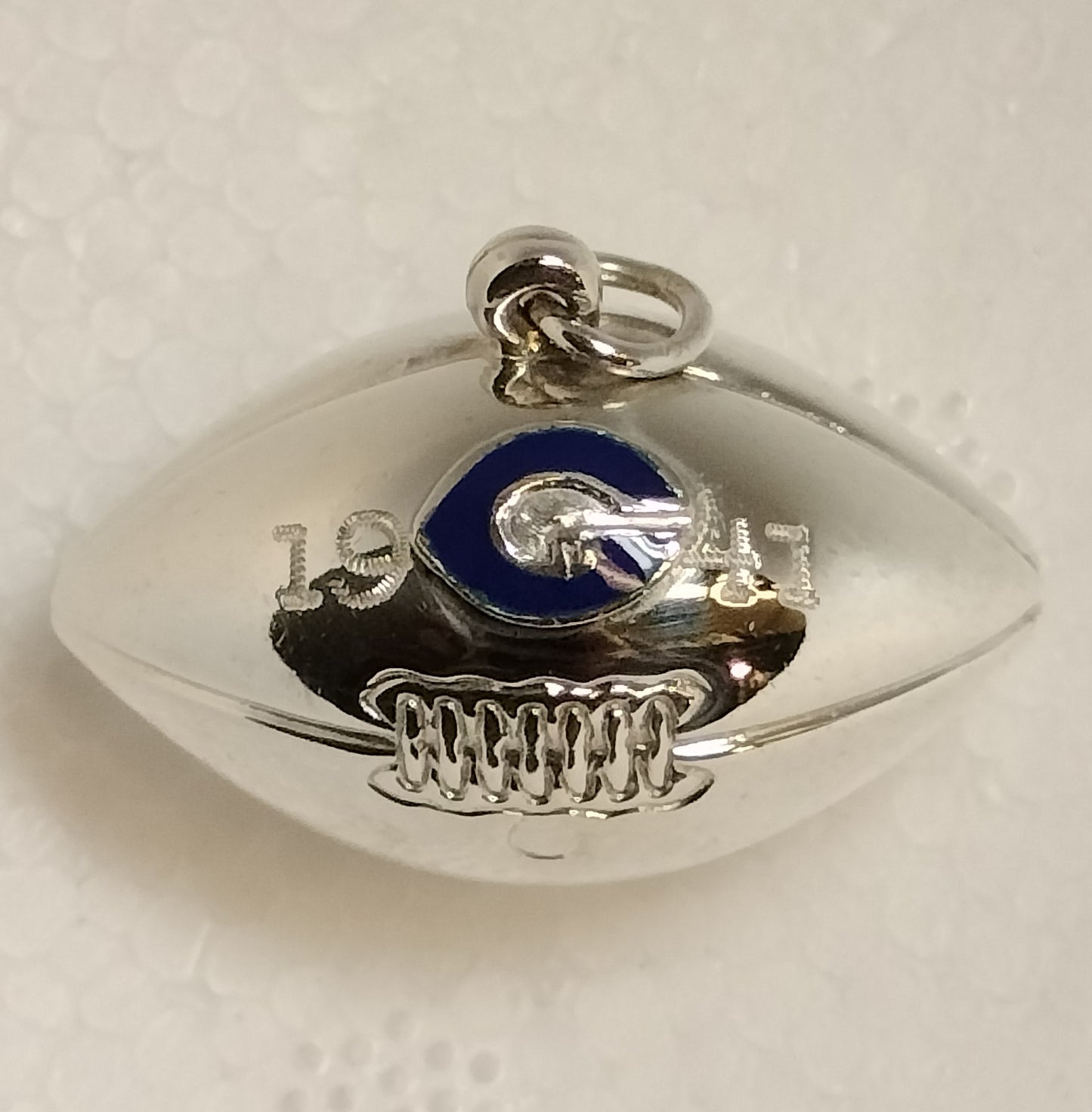 Sterling Silver College Football Pendant