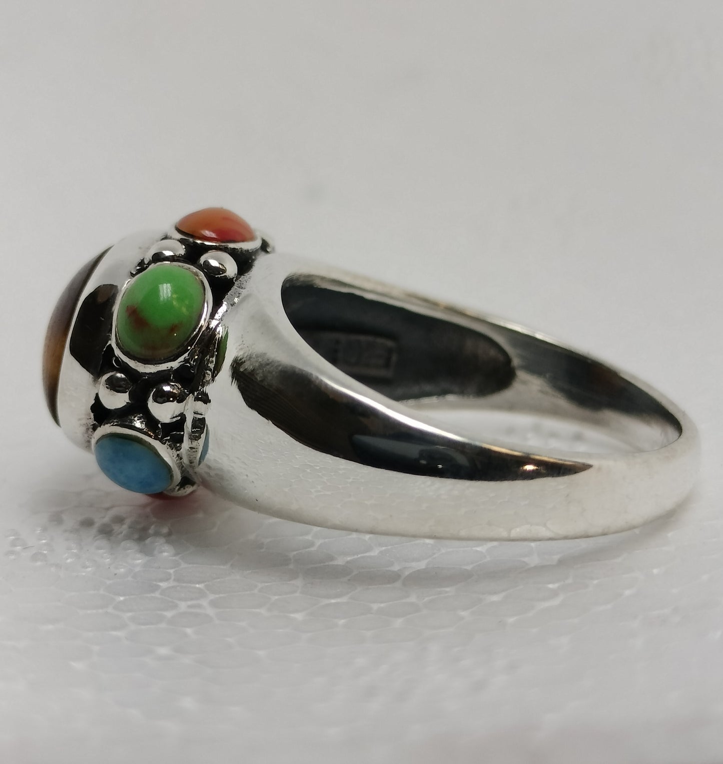Sterling Silver Multi stone Ring