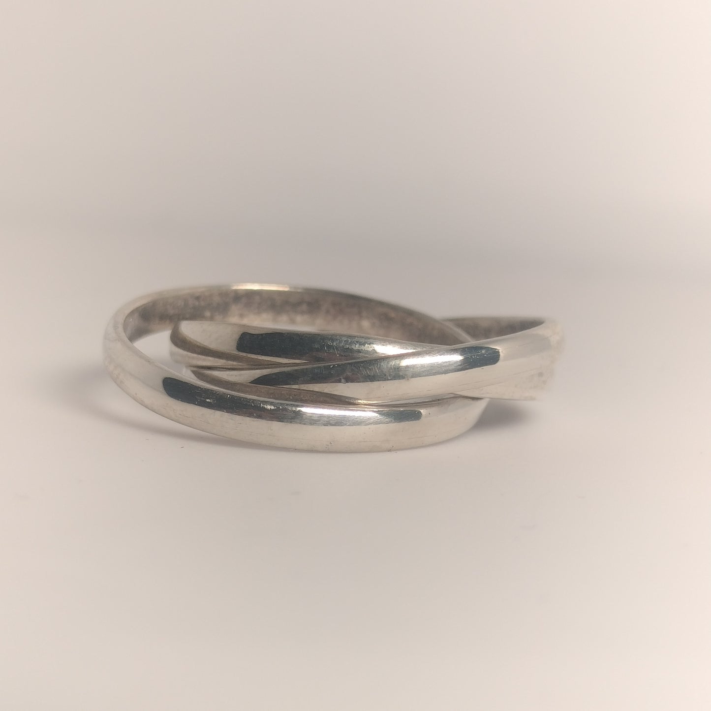 Sterling Silver Triple Band