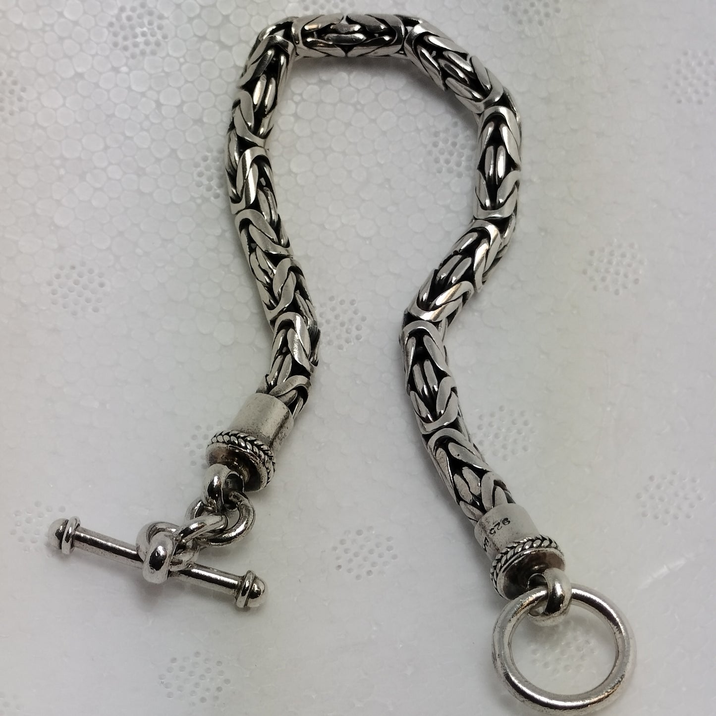 Sterling Silver Byzantine Bracelet