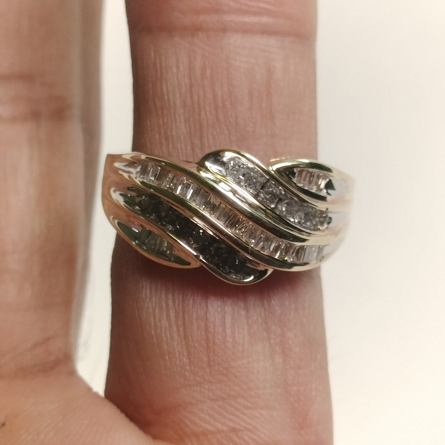 10k Gold Diamond Ring