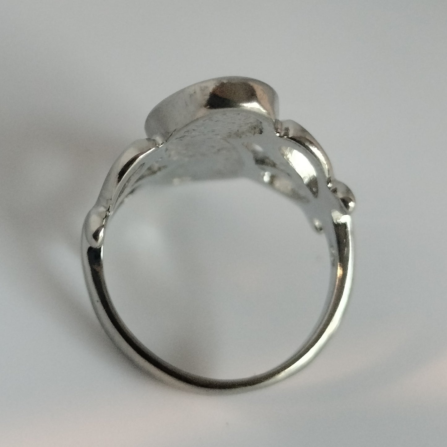 Sterling Silver Coral, Turquoise and Enamel Ring