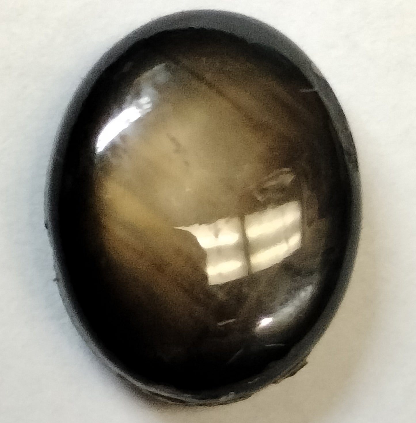 5.53 Carat Black Star Sapphire Gemstone