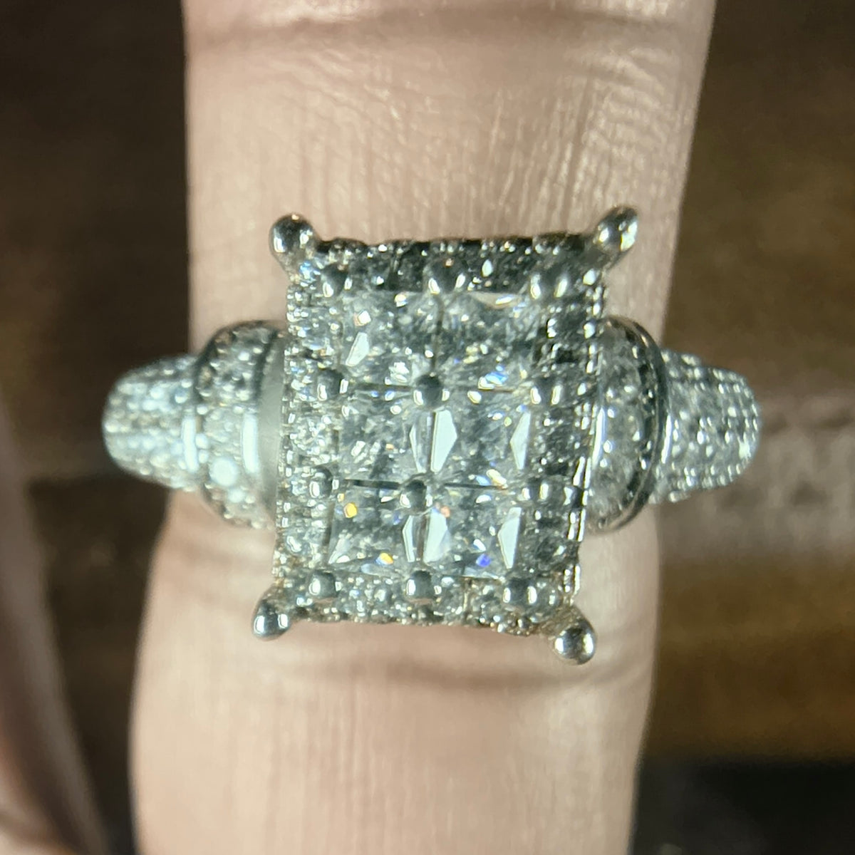 Sterling Silver Cubic Zirconia Ring