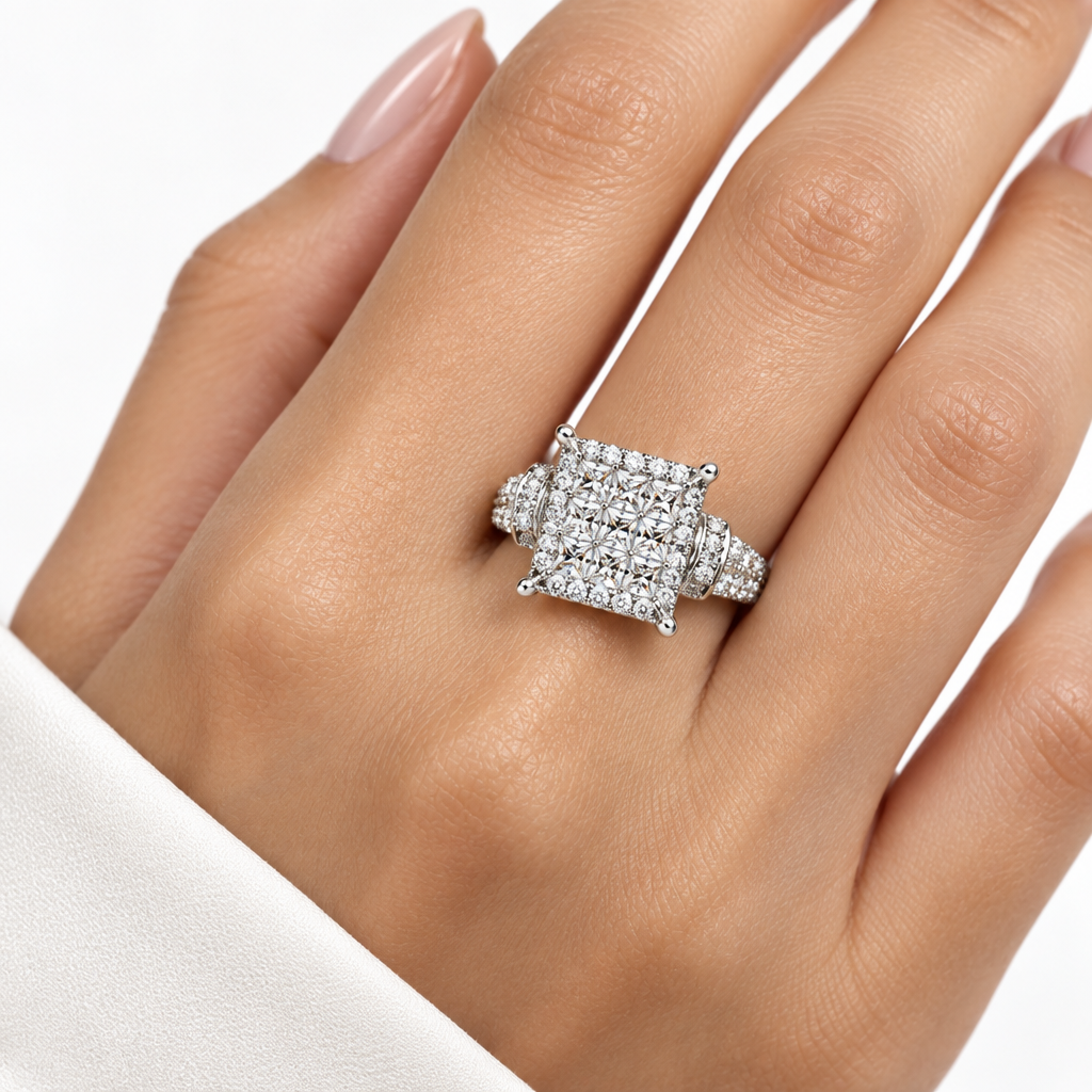 Sterling Silver Cubic Zirconia Ring