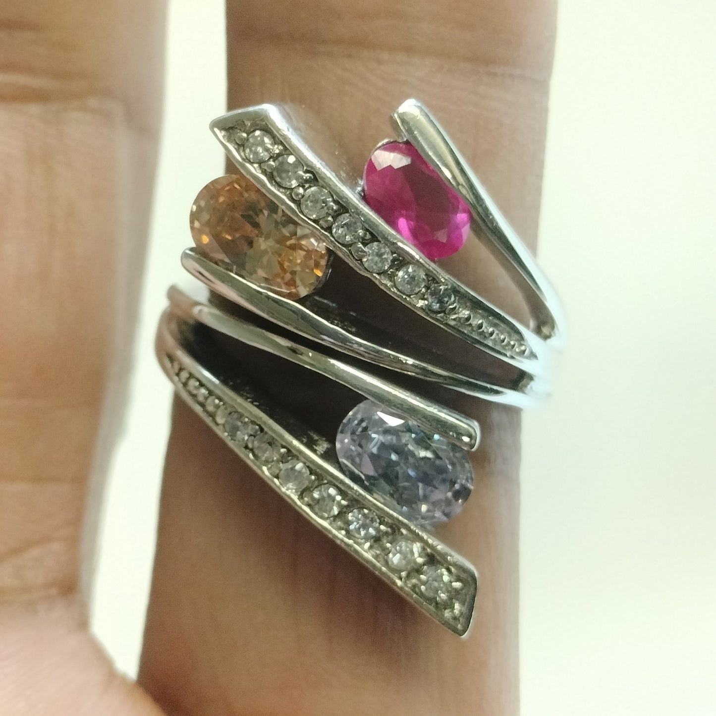 Sterling Silver Cubic Zirconia Ring