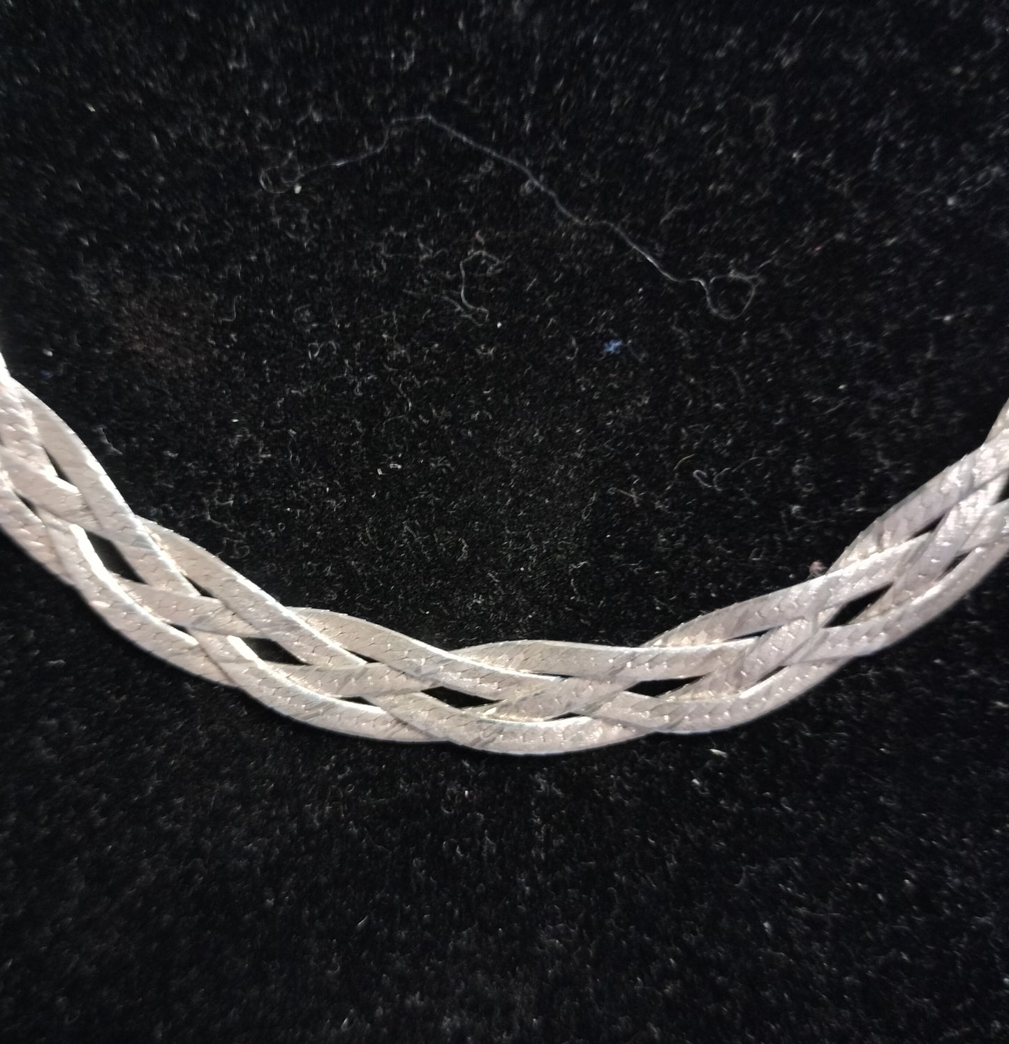 Sterling Silver Braided Herringbone