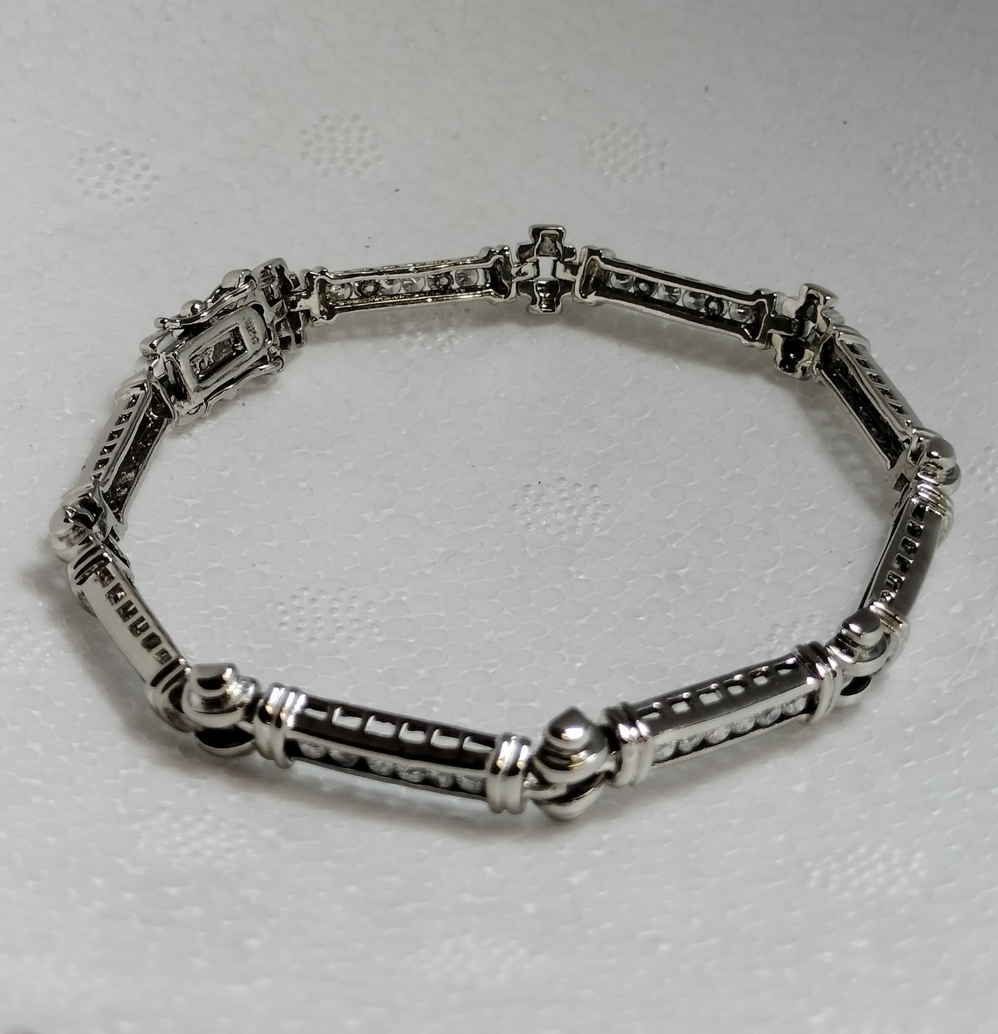 Sterling Silver Cubic Zirconia Tennis Bracelet
