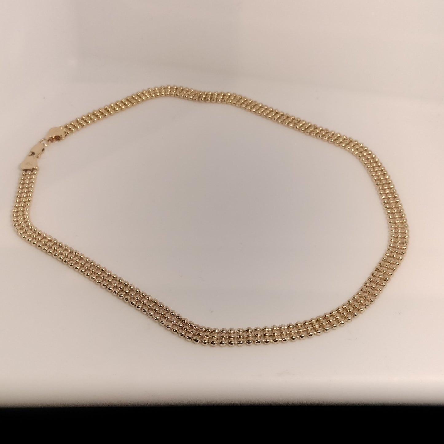 Sterling Silver Bead Necklace