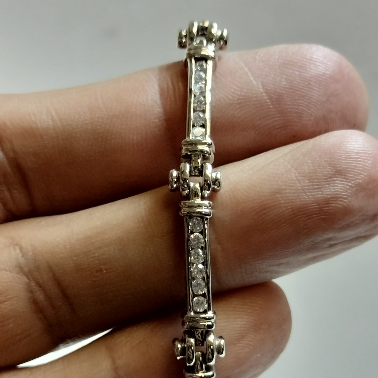 Sterling Silver Cubic Zirconia Tennis Bracelet