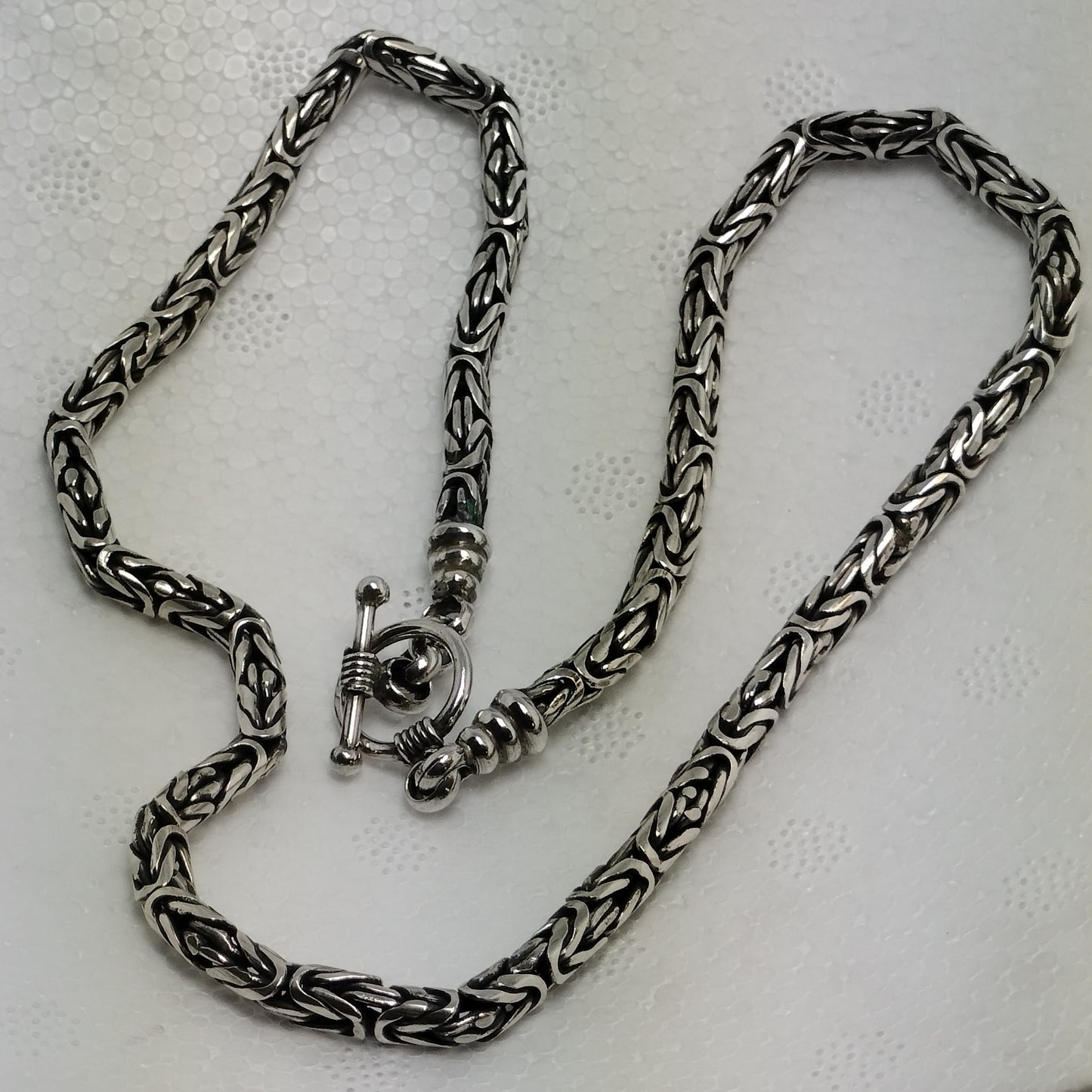 Sterling Silver Byzantine Necklace