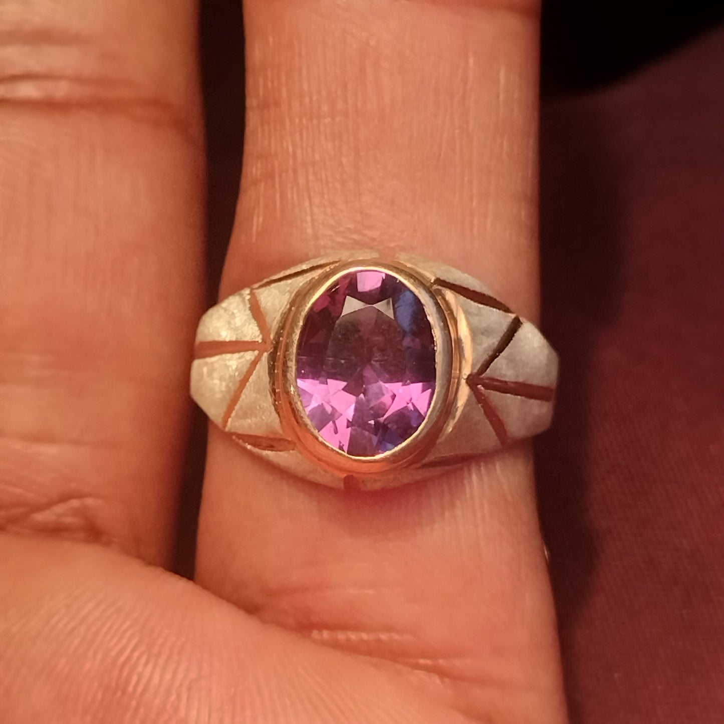 Sterling Silver Amethyst Ring