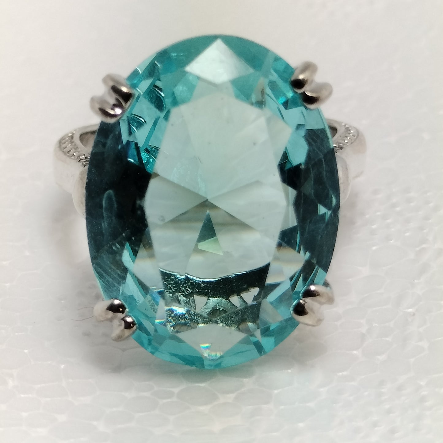 Sterling Silver Topaz Ring