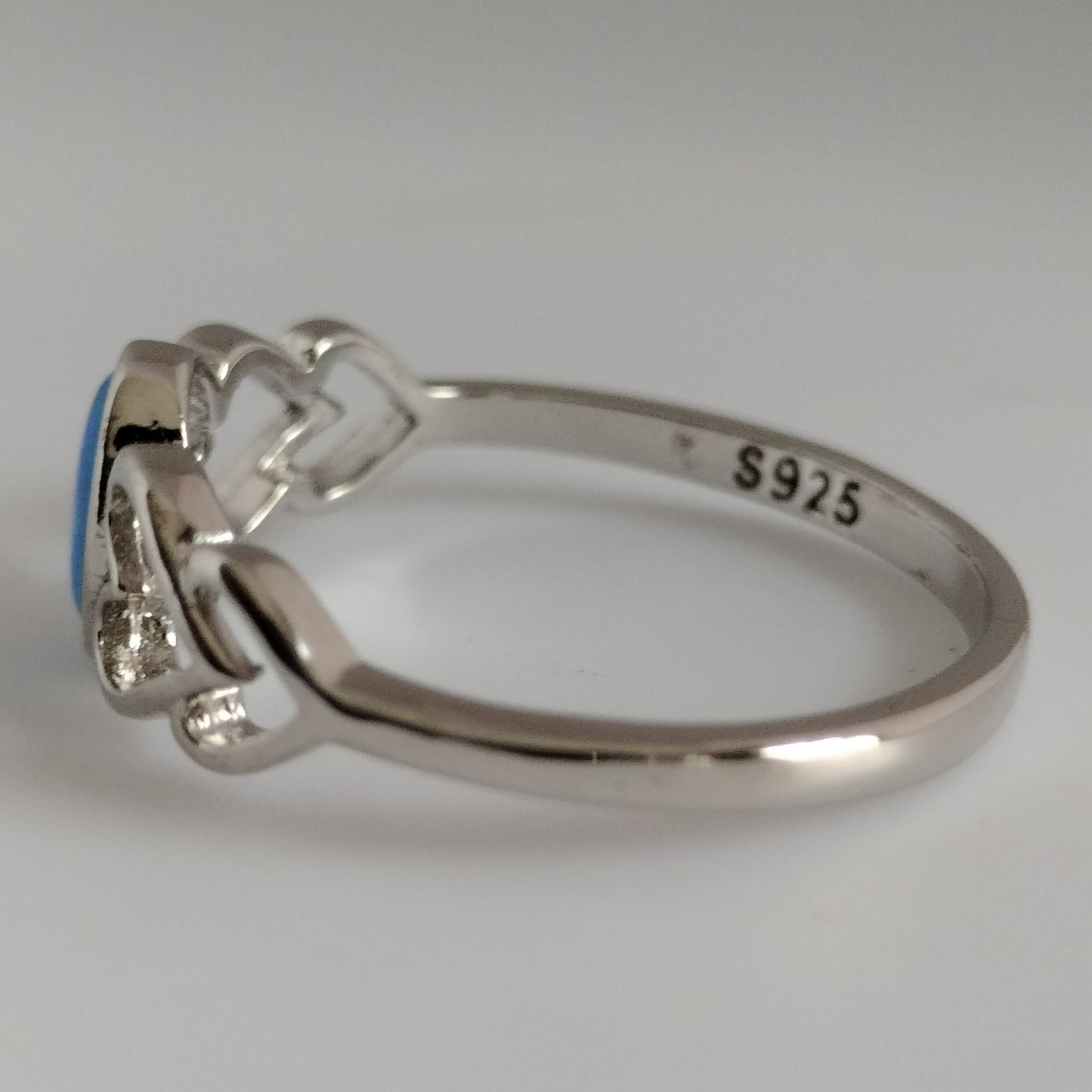 Sterling Silver Opal Ring